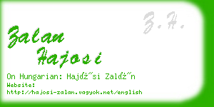 zalan hajosi business card